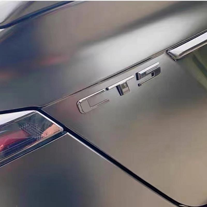 Bright Black Metal Car Rear Trunk Emblem Badge For Cadillac CT4 CT5 CT6 XT4 XT5 XT6 CTS XTS ATS SRX SRX4 ATSL AWD 25T 28T 40T Cnkym77
