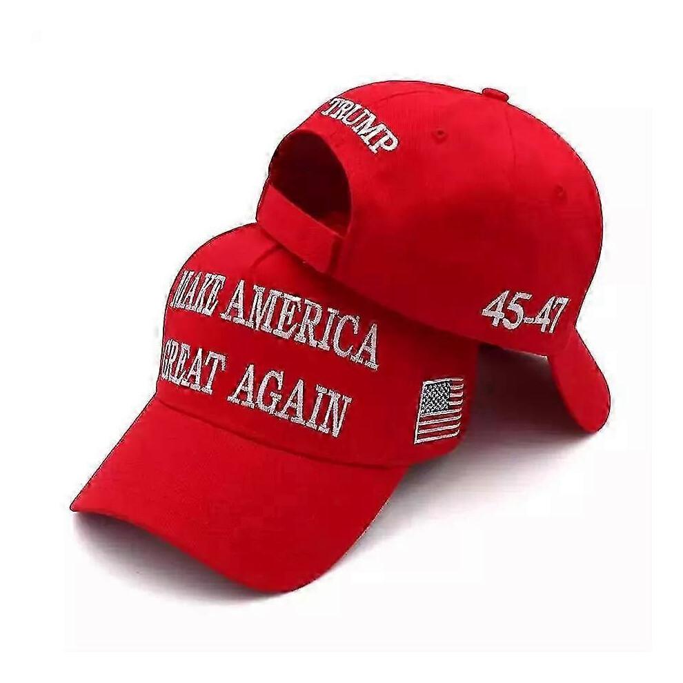 Trump 2024 MAGA RED Hat 45-47 Baseball Cap Make America Great Again