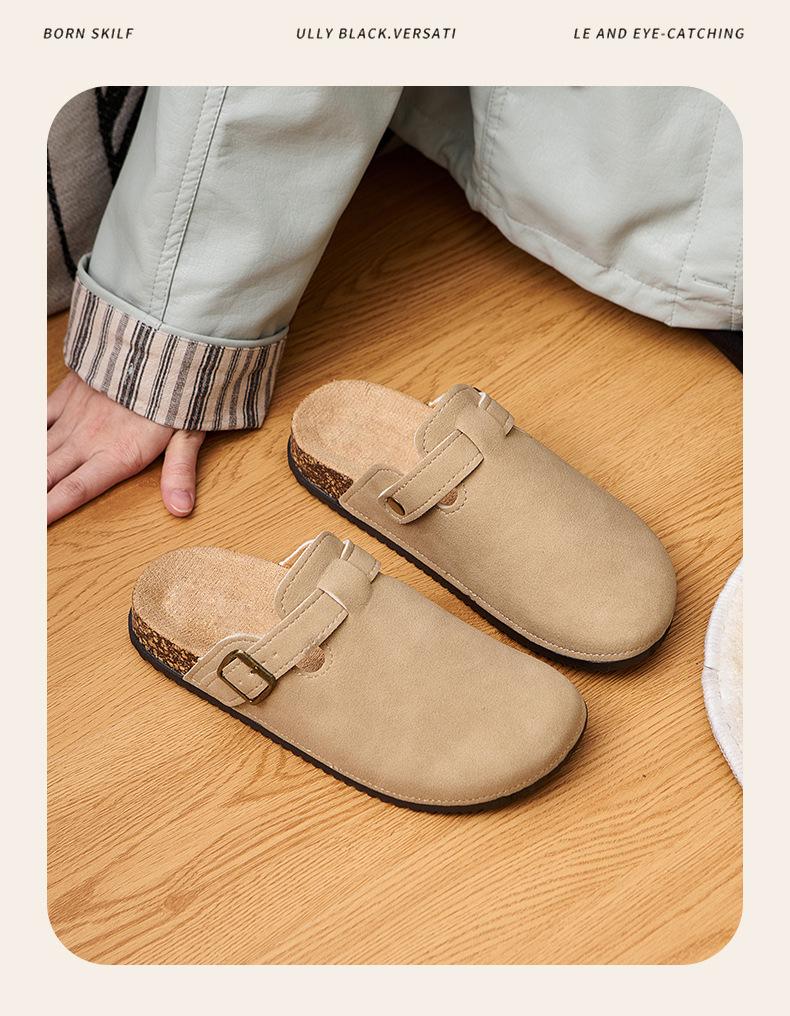 Girls' Slip-On Outdoor Clogs, 2025 Spring/Autumn, Soft and Non-Slip, for Older Children, Birkenstock-Style, Casual Wear.