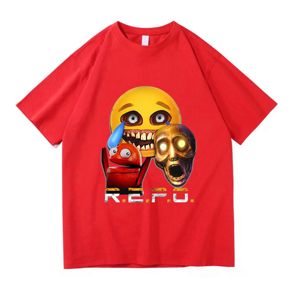 R.E.P.O. King of The Losers T Shirt Fashion Aesthetic Men Video Game Repo T-Shirt Unisex Casual Anime High Quality Tees Shirts