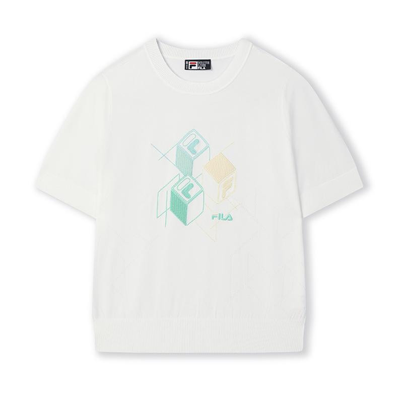 

Новая женская футболка FILA Regular, ярко-белая, F11W528404F-WT 165/84A/M