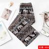 Elephant Pants Adjustable Elastic Waist Strap Rope Loose Legs Women Men Unisex Print Thailand Casual Streetwear Beach Bohemian Retro Vintage