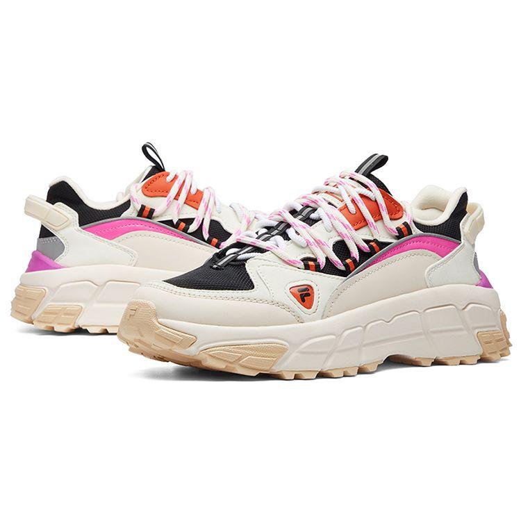 Fila Fusion Skyrunner Breathable Low-Top Dad Shoes Women Sneakers White T12W044102FSD
