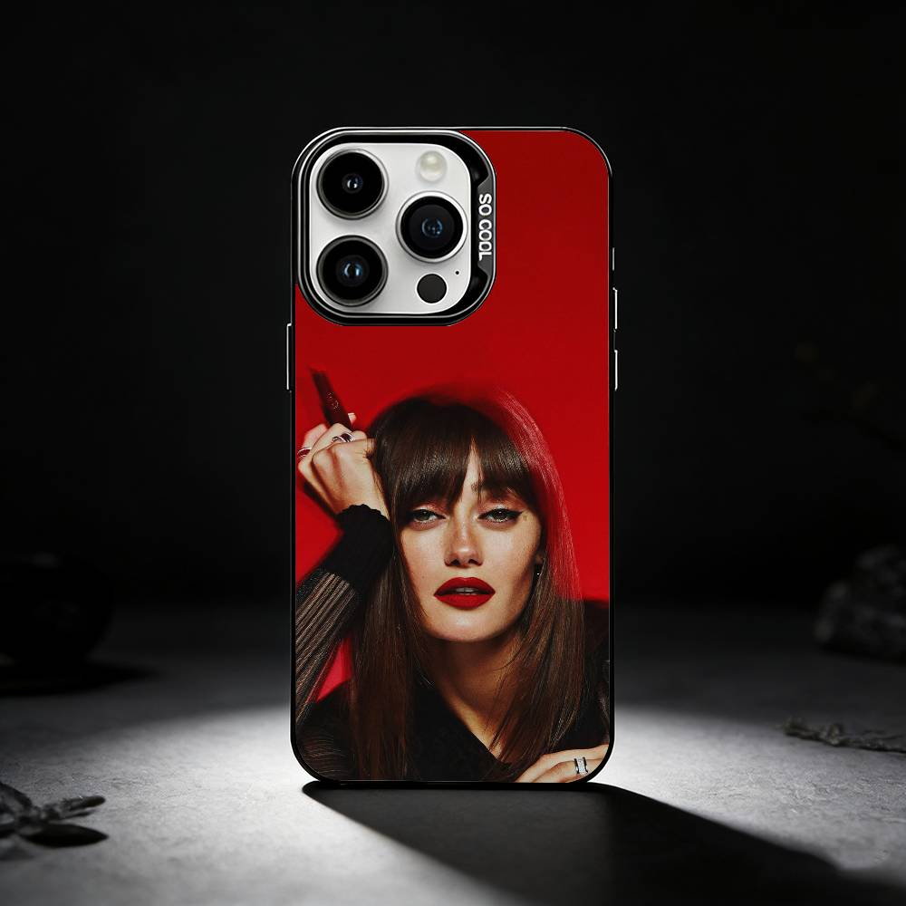 

Ella Purnell Phone Case For iPhone 17,16,15,14,13,12,11 Plus,Pro Max,XS,Colored silver phone case iPhone16