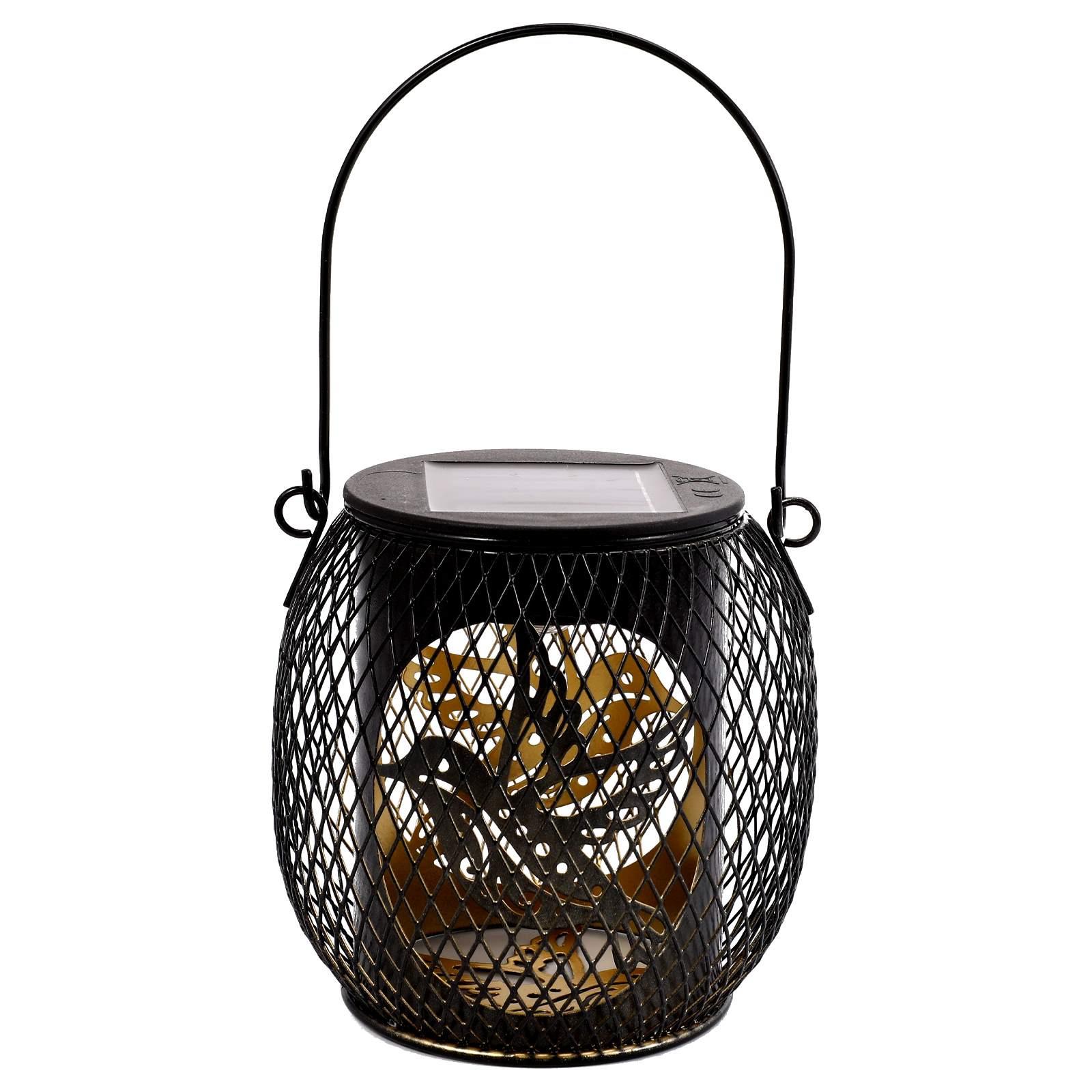 

TY-HD01 Iron Projection Light Patio Solar Light Hollow-Out Hanging Lamp Bird