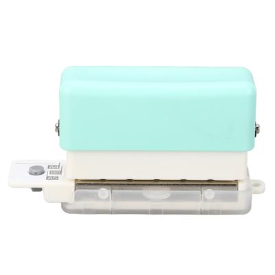 6 Löcher Loseblattstanzer Tragbarer Kreisstanzer Mini-Stanzmaschine für A5 B5 A4 Papierberichte