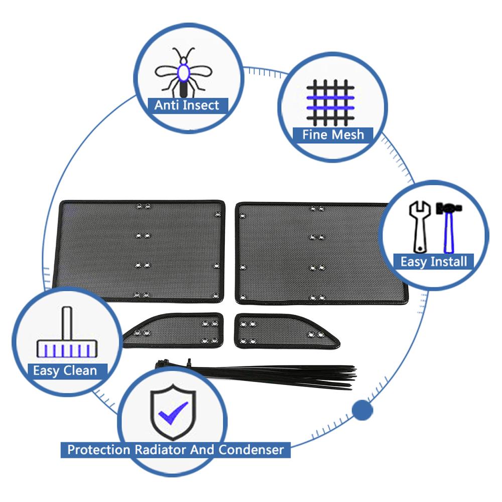 Für Haval H6 2013-2024 Frontgrills Insektenschutznetz Kühler Kondensator Schutzabdeckung Anti Insekt Sand Mesh