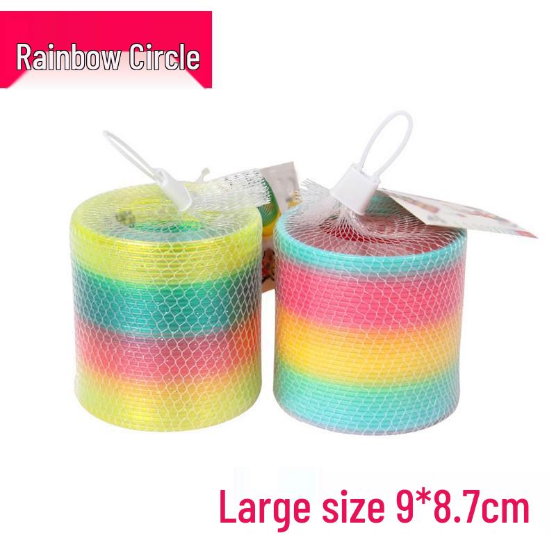 Magic Rainbow Elastic Ring: Educational, Colorful, Luminous Toy for Kids and Adults