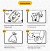 Biodegradable Double-Layer Dog Poop Bags – Thick & Disposable for Outdoor Use