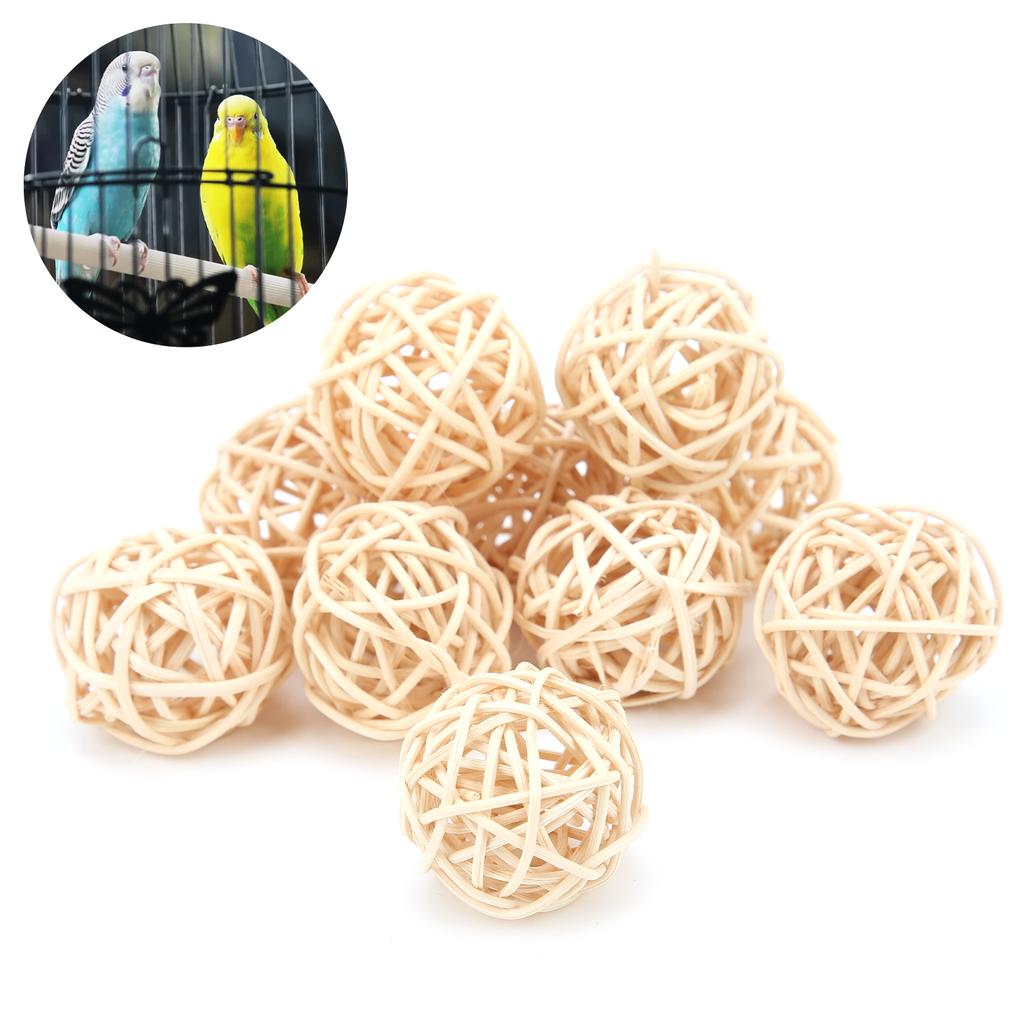Sepak Takraw Toy   Rattan Safe and Harmless   Small Animal Chew Toy for
