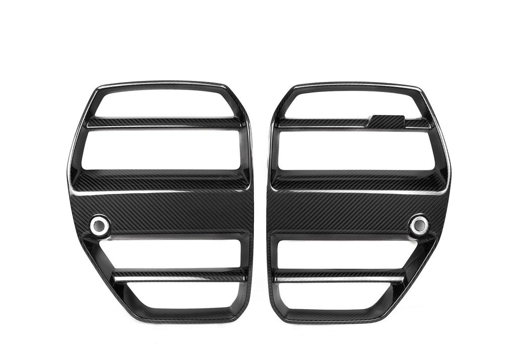 Carbon Fiber Double Kidney Grille ST Style for BMW G80/G82 M3/M4 - Replacement