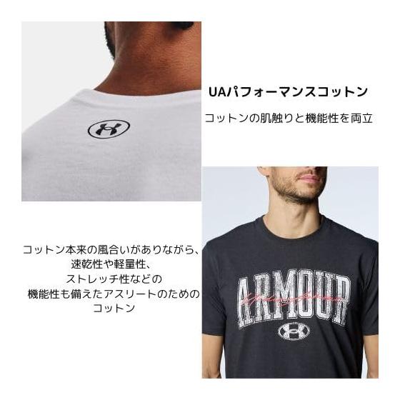[Under Armor] Training T-Shirt UA Sports Style Left Chest Short Sleeve Men's