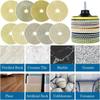 16 Pcs Diamond Polishing Pads 16pcs 4 Inch 4 Inch 4 Inch 4 Inch Dry Polishing and Polishing Change Polishing Quick Change Wet Change Polishing Accesso