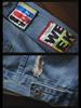 Men's Trendy Embroidered Denim Jacket - European/American Street Style Retro Loose-Fit Versatile Coat
