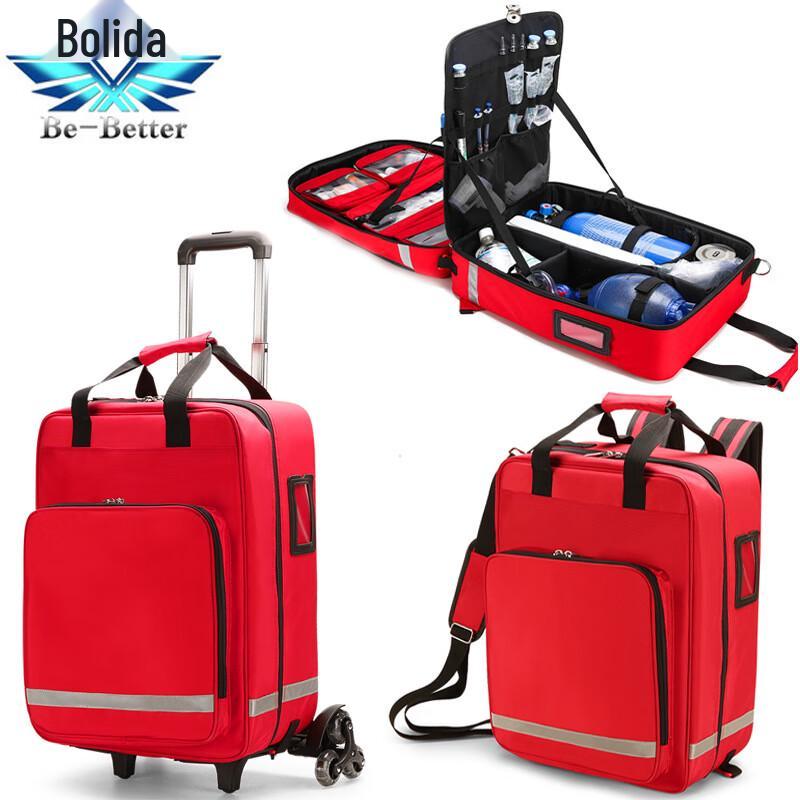 Bolida Professional Medical Emergency Trolley Bag
