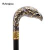 Golden Black Luxury Eagle Head Walking Cane Fashion Decorative Walking Stick Gentleman Elegant Cosplay Cane Knob Crosier 92cm