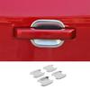 For Ford F-150 -25 Chrome Car Exterior Door Handle Bowl Cup Cover Trim 4pcs