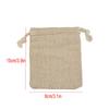 Drawstring Bags Small Linen Pouch Linen Color drawstring 50Pc hot Brand New