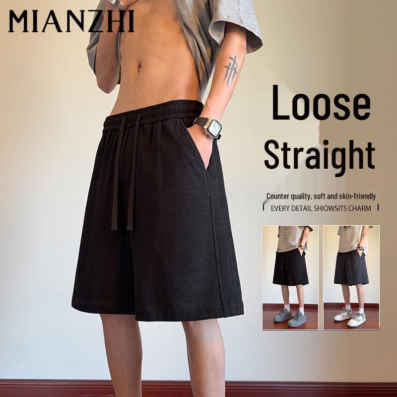 Men s Summer Casual Straight-Leg Shorts 4XL