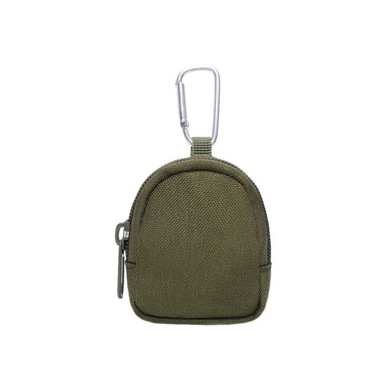 Fanny Pack Waterproof Oxford Cloth Portable Coin Purse Keychain Wallet Headset Case Camouflage Print Storage Waist Bag