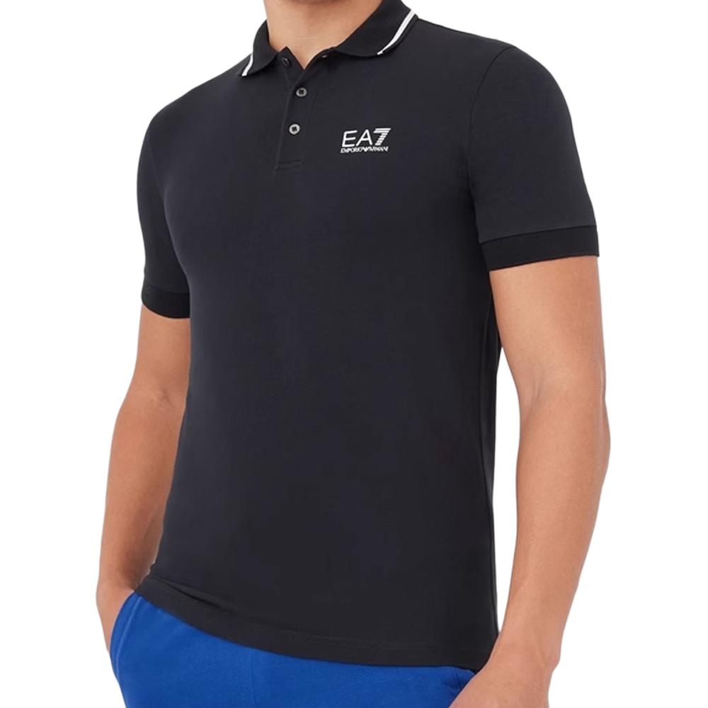Emporio Armani logo-print polo shirt 8NPF06-PJ04Z-1941