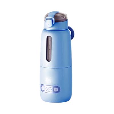 Tragbarer Wasserwärmer für Babynahrung, 300 ml Fassungsvermögen, präzise Temperaturregelung, integrierter Akku