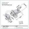 Solid Aluminum Aircraft Pin Lock Spring Bolt for Self-Closing Doors and Casement Windows