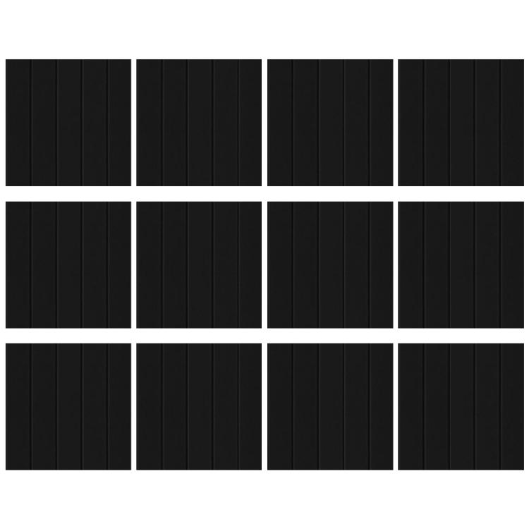 Set of 12 Soundproof Foam Self Adhesive Wall Panel Polyester Acoustic Materials Soundproof Foam Panels Polyester Texture