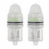 2PCS AA Battery Powered Fish Lure Light Transparent Plastic Underwater Fish Light  Night Fishing