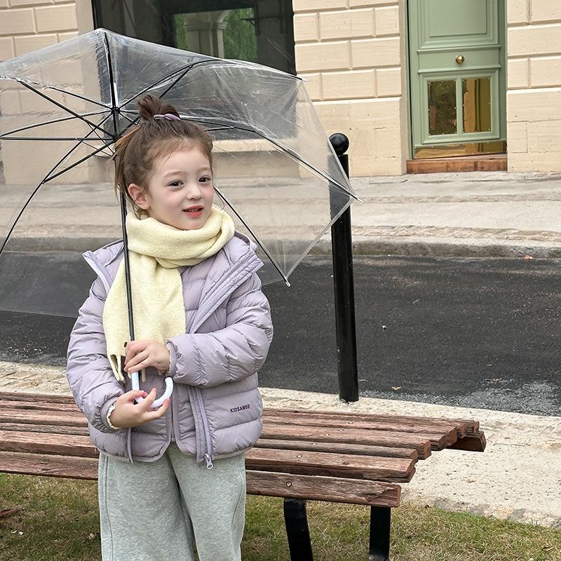 Lightweight Down Jacket for Boys and Girls In Winter with White Duck Down Lining Vest Coat