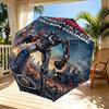 Transformers Print Automatic Open Close Umbrella, Portable Foldable Umbrella, for Outdoor Commute Camping Trip, Ideal Birthday Gift