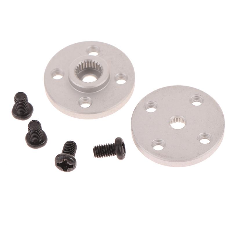 5Set Aluminum Alloy Steering Gear Disc Stent 25T Servo Arm Round Type For Mg995 Mg996R Rc Robot Car Motor Connector