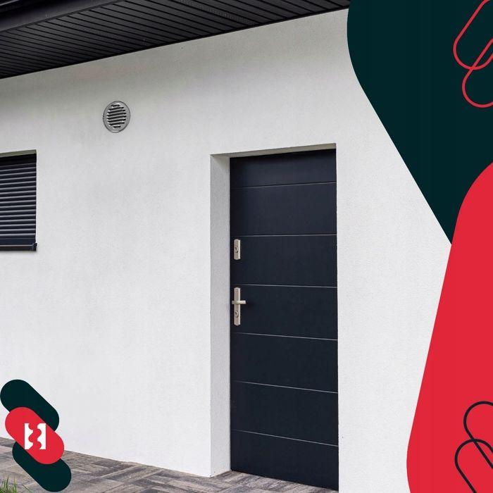 Ventilation Grille - Kotarbau - Round Model - Diameter 125 Mm - Stainless Steel - Integrated Mosquito Net