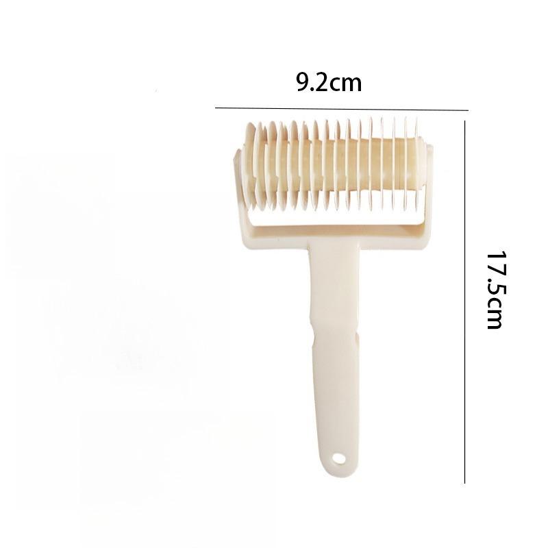 1pc Small/medium/large Pastry Checkered Roller Cutter, Household Baking Roller, for Dough, Cookies, Pies, Household Kitchen Baking Tools