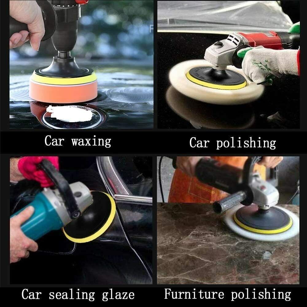 Buffing Backing Plate Professional Black 1pcs 3/4/5/6/7 inch Polishing