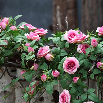 Hängeblumen, 1,5 m, künstliche Hängepflanzen, künstliche Rosenranken, Hängepflanzen, künstliche Blume für Zuhause, Zimmer, Garten, Hochzeit, Innen- und Außendekoration