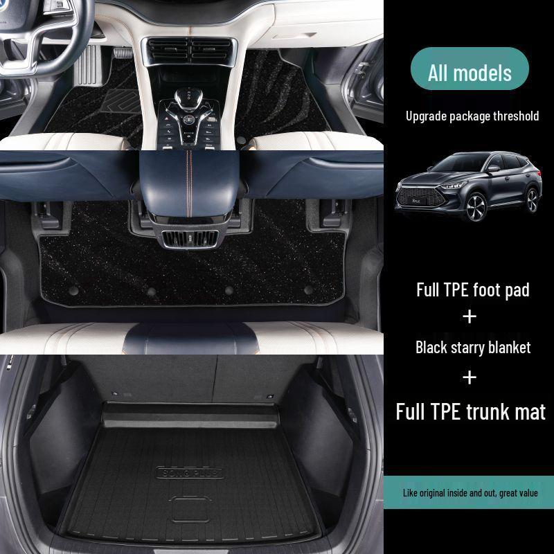 BYD Song Plus DMI/EV All-Inclusive TPE Floor Mats for New Energy Cars