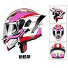 Full Face Motorcycle Helmet Men Women Lightweight Anti-Cold Dual Visor DOT Certified