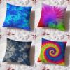 Tiedye Cushion Cover Premium Comfort Reversible Pillow Cove Two In One Design for Any Room Car Interior