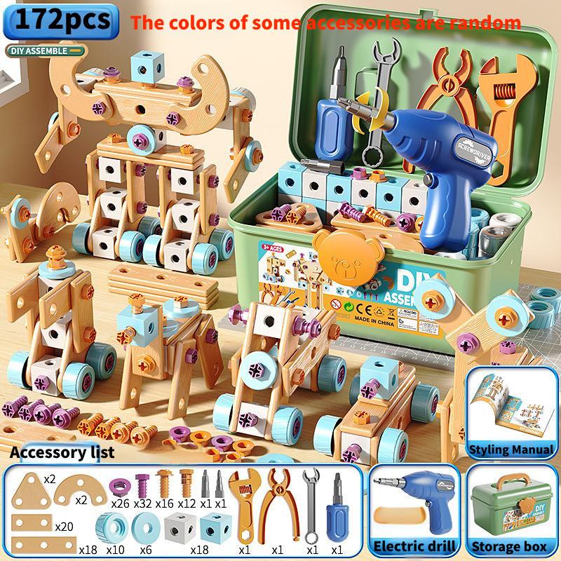 Diy Assembly Toys Repair The Toolbox For Learning Motor Skills Early Education