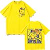 Japan Anime Dandadan Turbo Granny Cat Graphic T Shirt Fashion Cartoon T-shirt Women Vintage Casual Women T-shirts
