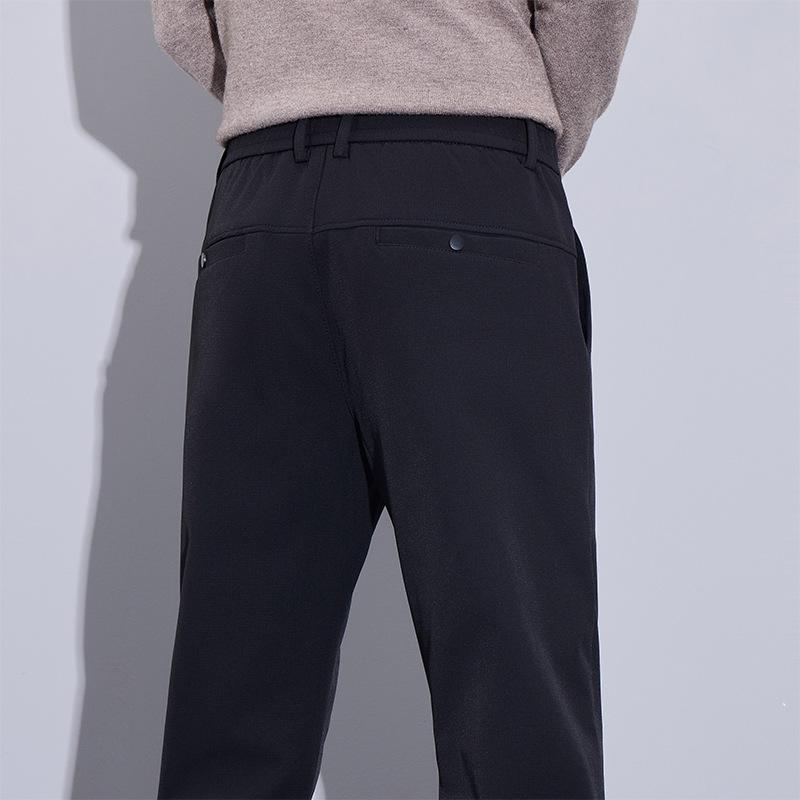 

Повседневные брюки для мужчин Прямые брюки Зауженные Деловые Эластичные брюки 38