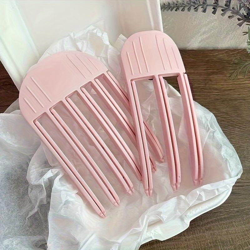 High Skull Top Wind Plastic Comb - Fluffy Hair Root Hair Clip for Forehead Bangs Styling - Lazy Person Traceless Artifact