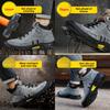 Men's Safety Shoes Steel Toe Men's Boots Anti-smash Anti-puncture Work Boot Working Shoes Slip-Resistant Winter Boots Breathe