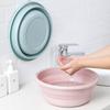 Household Foldable Plastic Basin Portable Student Dormitory Travel Laundry Thickened Wash Basin Bathroom Accessories Household
