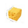 Quishy Cheese Toy, Simulation Cheese, Funny Prank Stress Relief Ball, Decompression Toy, Kids Toy With Soothing Squeezing Sound