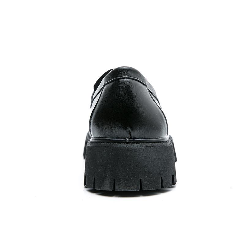 Young And Young One-Pedal Loafers Black Men'S Leather Shoes