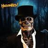 Realistic Halloween Skeleton Prop 3D Scary Latex Mask Skeleton Scary Mask  Halloween