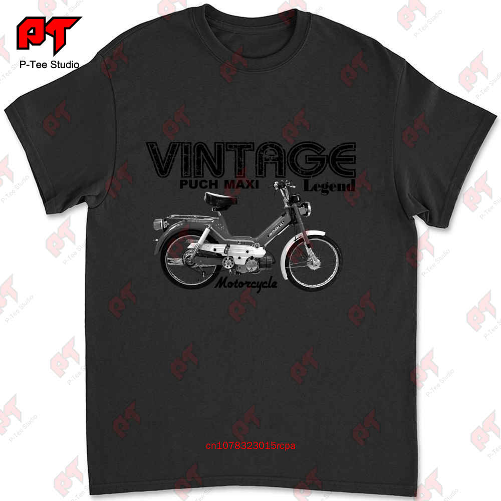 Puch Maxi Vintage Motorcycle Classic Bike Tshirt DC1Z