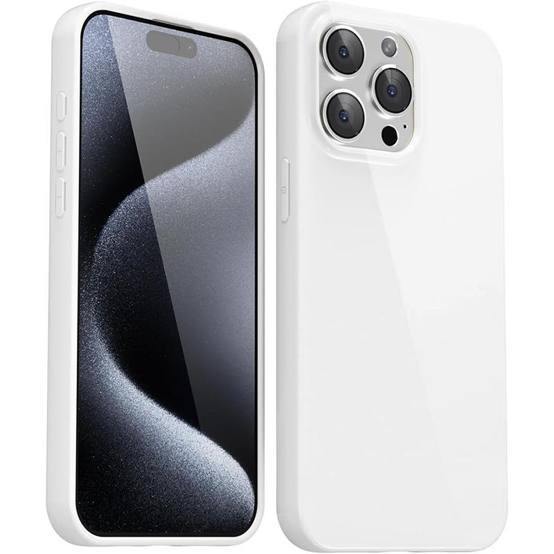 Luxury Glossy Silicone Soft Case For iPhone 15 14 Plus 13 12 Mini 11 Pro XS Max X XR SE 2 3 7 8 Plus Ultra Thin Slim Back Cover